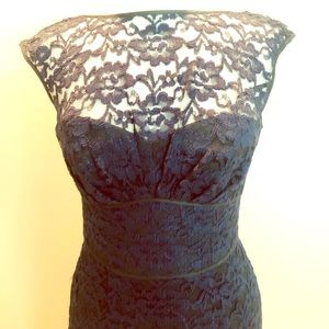 Elegant Maggie London Lace dress.